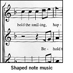 Shaped note music