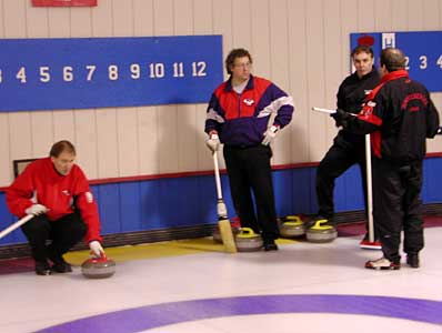 Men's Olympic curling team