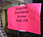 Sign for enrollment session