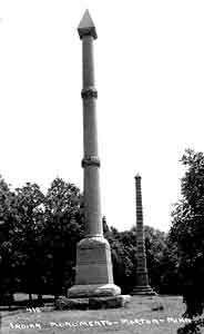 Monuments at Birch Coulee