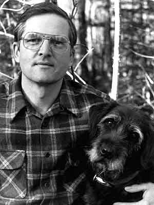 
Author Peter Leschak and his old dog, Boldirev. (Photo courtesy of Peter Leschak)
