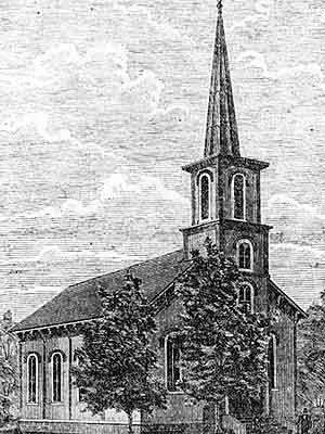 
The Peshtigo Congregational Church, 1871 (Image courtesy of Wisconsin Electronic Reader)