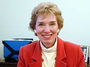 
Rep. Alice Seagren (R-Bloomington), chairwoman of the House K-12 Finance Committee, says an inflationary increase would be a miracle. (MPR Photo by Tim Pugmire)