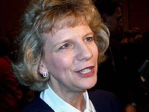 
But Rep. Linda Boudreau, R-Faribault,  says the state's current law is unfair. (MPR Photo/Tom Scheck)