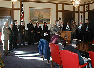 
The members of the taskforce have been working for four months to come up with ideas to help the cash-strapped Great Lakes Aquarium. (MPR Photo/Bob Kelleher)