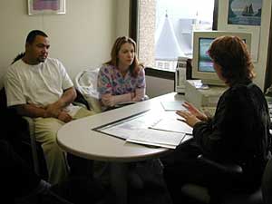 
A counselor at Lutheran Social Services explains the basics of family budgeting.
 (MPR Photo/Stephanie Hemphill)