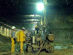 
Much of the LRT work is going on underground. This is the beginnings of an underground LRT station at the airport.  (Photo courtesy of Met Council)