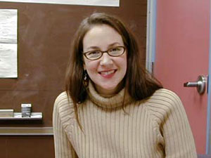 
Edinbrook teacher Inger Hanson says it's unrealistic to expect all ELL students to perform at their grade level within two or three years. (MPR Photo/Tim Pugmire)