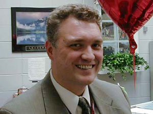 
Edinbrook Principal Dan Wald says his school, as a whole, has performed consistently well on standardized tests. 
 (MPR Photo/Tim Pugmire)