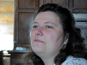 
Megan Williams, who lives about a mile from the crash site, reported  an abrupt drop in engine noise just before the crash.
 (MPR Photo/Elizabeth Stawicki)