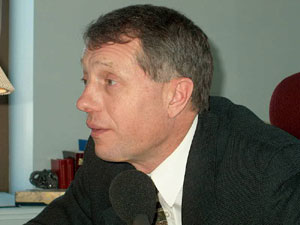 
House Speaker Steve Sviggum said he won't remove Lindner.
 (MPR Photo/Tom Scheck)