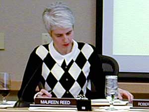 
Regents chair Maureen Reed. (MPR Photo/Tim Pugmire)