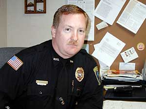 
Hunt says he believes school liaison work is one of the most important jobs in law enforcement right now. (MPR Photo/Tom Robertson)