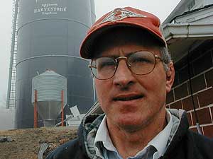 
Gary LeGare farms about 10 miles north of New Ulm.  He milks about 60 cows.   (MPR Photo/Mark Steil)