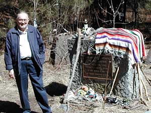 
Superior historian Ron Mershart has read hundreds of early newspapers for historical references to Wisconsin Point. (MPR Photo/Bob Kelleher)