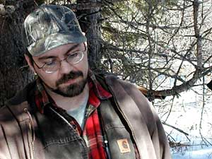 
Chris Burdette is a University of Minnesota Wildlife Researcher, working out of the University of Minnesota Duluth's Natural Resources Research Institute in Hermantown, Minn.  (MPR Photo/Bob Kelleher)