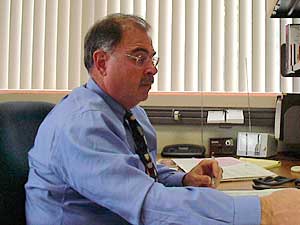
Washington County Sheriff Jim Frank is concerned about the law, saying he thinks people who shouldn't have guns will still be able to get permits. (MPR Photo/Mark Zdechlik)