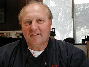 
Larry Nurre is president of the Southern Minnesota Construction Company.   The concert is held at the company's Kasota Quarry near Mankato.   (MPR Photo/Mark Steil)