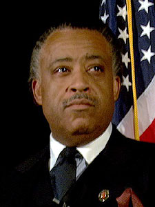 
The Rev. Al Sharpton of New York urged the party officials to remember the traditional strengths of the Democratic Party.  (MPR Photo/Bob Collins)