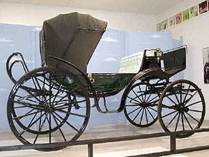 
The carriage from "The Wizard of Oz" appeared in 200 movies, and museum officials say it originally belonged to Abraham Lincoln. (MPR Photo/Chris Julin)