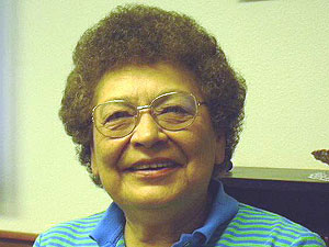 
Marilyn Hudson says the lost of tribal land and culture had a devastating effect. (MPR Photo/Bob Reha)