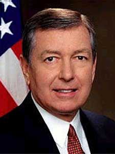 
Death penalty opponents claim Attorney General John Ashcroft is pursuing federal death penalty cases in states that had historically not had a great number of federal prosecutions -- such as Minnesota. (Photo courtesy of U.S. Justice Department)