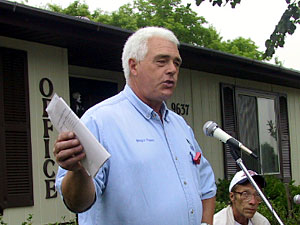 
Mayor Tom Ryan said Blaine and its neighbors have become more conservative  (MPR Photo/Laura McCallum)