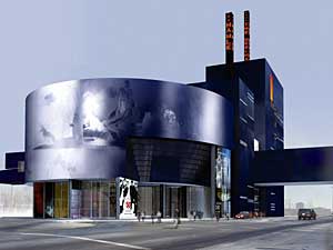 
The design of the new Guthrie complex, which is expected to be open in 2006. (MPR Photo/Marianne Combs)