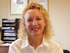 
Chrysalis Executive Director Cindy Murphy Kelley says her organization is seeking a merger partner because of cuts.   (MPR Photo/Tom Scheck)