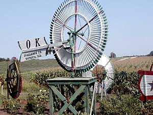 
Koenig remained loyal to windmills during his farming days, relying on them to pump water for his family and livestock.

 (MPR Photo/Erin Galbally)