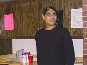 
Saul, a 22-year-old immigrant from Mexico, is learning English at Neighborhood House.  (MPR Photo/Laura McCallum)