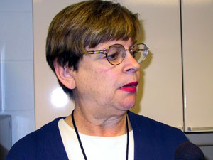 
"It's unnecessary, it's redundant, it's duplicative, and we want to be concentrating on an agenda that has a vision for Minnesota," said Sen. Ann Rest said of the effort to amend the constitution.
 (MPR Photo/Laura McCallum)