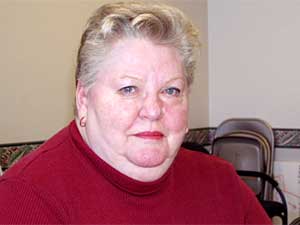 
Barbara Kaufman of the Minnesota Seniors Federation says  she'll continue to buy her blood pressure and allergy medicine from Canada, until Congress passes a law that forces drug companies to lower their prices.  
 (MPR Photo/Tom Scheck)