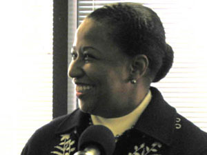 
Former Illinois Sen. Carol Moseley Braun said the Electoral
College should be abolished, and that the president should be
elected on the basis of the popular vote alone.
 (Photo: John Keator, NPR News)