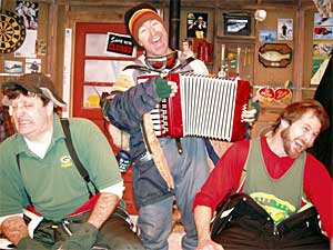 
This musical pokes fun at the venerable tradition of ice fishing. (Photo courtesy of Troupe America, Inc.)