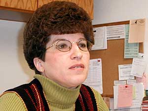 
Spencer Mayor Donna Ruden says Janklow literally saved the town of 350 after a devastating tornado in 1998. "Without him we would have probably been in chaos." (MPR Photo/Mark Steil)