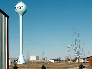 
Spencer, S.D. as it looks today. (MPR Photo/Mark Steil)
