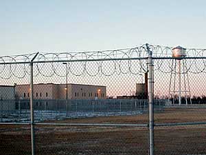 
Plankinton's juvenile detention center is empty today, but then-Gov. Bill Janklow turned it into a boot camp in an attempt to bring discipline to troubled teens. He instituted the program without consulting with the Legislature.  (MPR Photo/Mark Steil)