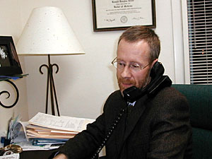 
Psychiatrist Eric Larson calls the situation "an unnecessary crisis." 
 (MPR Photo/Lorna Benson)