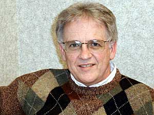 
Larry Young of Bemidji's Joint Economic Development Commission and others are creating a biotechology council to attract new biotech businesses. The idea is to create a network of local scientists already involved in the biosciences. (MPR Photo/Tom Robertson)