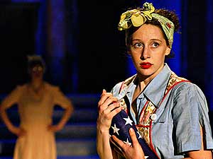 
"The Ballroom" examines America and its development, through the people who pass through a Midwestern dance hall. (Photo by Michal Daniel, courtesy of Theatre de la Jeune Lune)