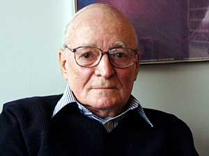 
Bernie St. Peter helped create the foundation in 1986.  (MPR Photo/Tim Pugmire)
