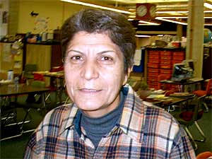 
North Star Community School teacher Farzaneh Kia says school fundraiser product sales don't work in poor communities. (MPR Photo/ Mark Zdechlik)