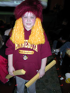 
Rebecca  Strommen ays she's going to New Orleans to watch the Gophers in the Final Four, with or without her family. (MPR Photo/Marisa Helms)