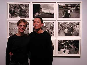 
Wing Young Huie and his Tara collaborated on their nine month journey across America. Wing took photographs while Tara videotaped their experiences. (MPR Photo/Marianne Combs)