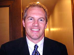 
Sen. Geoff Michel, R-Edina, supports Yecke. "In the wake of Commissioner Stanek's withdrawal, I think the Senate DFL is going to be emboldened to ask more questions and create more of a circus, and I'm sorry about that," he says. (MPR Photo/Laura McCallum)