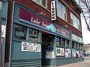 
The Lake Superior Bottle Shop (MPR Photo/Chris Julin)