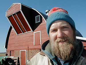 
David Ourada says 2003 was an above average year for him.
 (MPR Photo/Mark Steil)