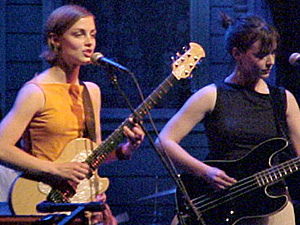 
Eva and Linnea Mohn of "Coach Said Not To." The group performed recently at Garrison Keillor's Rubarb show. (Photo courtesy of Prairie Home Productions)