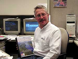 
The Army Corps Kevin Bluhm has been working on the Navigation Study for the past 12 years.  He says public input in the coming weeks is crucial.  He hopes crowds will turn out at meetings and that others will send their comments via emails and letters. (MPR Photo/Erin Galbally)